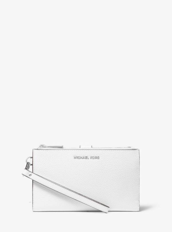 Damske Penazenky Michael Kors Adele Leather Smartphone Biele - Doplnky Michael Kors Outlet | MAIPC-9435